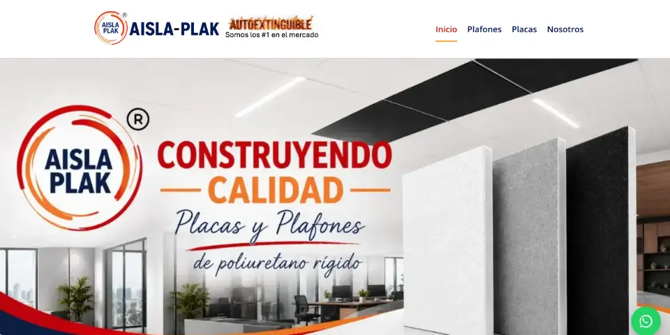 Aislaplak Website